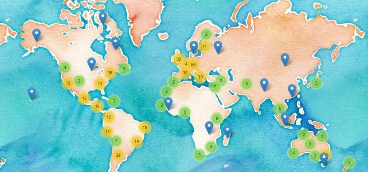 Milan Freund makes a global social circus map Milan's social circus map